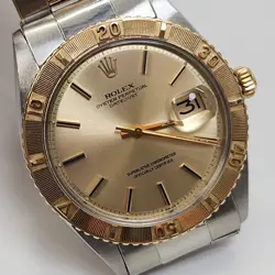 VERY RARE ROLEX DATEJUST 36 MM TURN-O-GRAPH THUNDERBIRD TWO TONE 1625 WATCH 1972