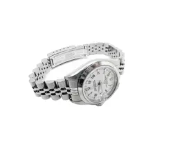 ROLEX DATE 69160 26MM WHITE ROMAN DIAL ,STAINLESS STEEL ,AUTOMATIC WATCH