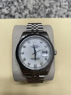 WHITE DIAL 41MM