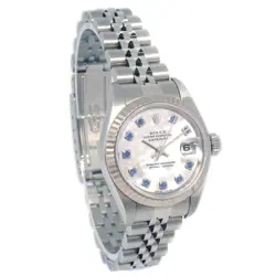 ROLEX REF.79174NGS OYSTER PERPETUAL DATEJUST 26MM WATCH SS SAPPHIRE SHELL 195271