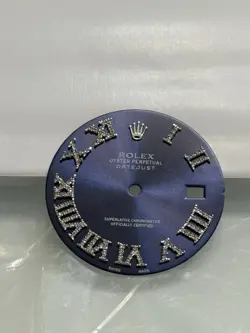 ROLEX 41MM DATEJUS BLUE DIAMOND DIAL