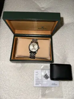 1971 Vintage ROLEX DateJust 1601 Automatic 36mm Oyster perpetual OG box / Links