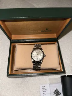 1971 Vintage ROLEX DateJust 1601 Automatic 36mm Oyster perpetual OG box / Links