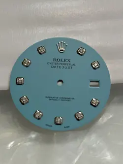 ROLEX DATEJUST 41MM BLUE DIAL DIAMOND