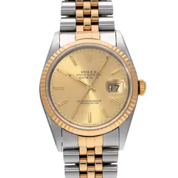 ROLEX DATEJUST 16233 CHAMPAGNE WATCH 673304