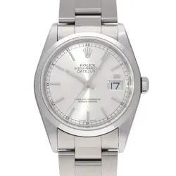 ROLEX DATEJUST 16200 SILVER WATCH 672332