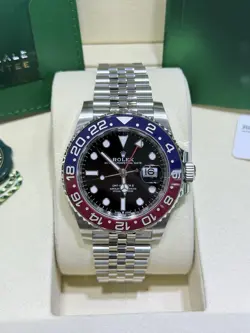 ROLEX GMT-MASTER II PEPSI JUBILEE STEEL 126710BLRO CERAMIC UNWORN COMPLETE 2025