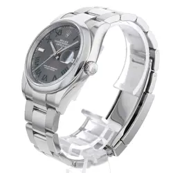 ROLEX DATEJUST 36 126200 SLATE GREY GREEN ROMA 3 ROW OYSTER  760500