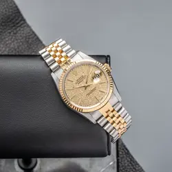 ROLEX 16233 CHAMPAGNE ANNIVERSARY COMPUTER DIAL 1990 YEAR