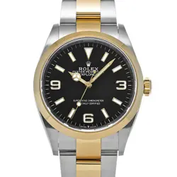 USED ROLEX EXPLORER 36 124273 BLACK CASE: 36×36MM MEN'S WATCH #102015