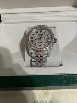 MOISSANITE TWO TONE ROLEX