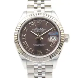 ROLEX DATEJUST RANDOM SERIAL K18WG SS LADIES GL/RO 279174 #MM032