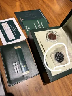GINUINE ROLEX DAYTONA 116520 BLACK DIAL ONLY WATCH PARTS AUTHENTIC JAPAN