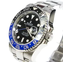 ROLEX GMT-MASTER II BATMAN REF 126710BLNR. OYSTER BRACELET 2024 FULL SET