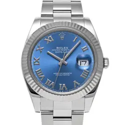 USED ROLEX DATEJUST 41 126334 BLUE CASE: 41×41MM MEN'S WATCH #1020015