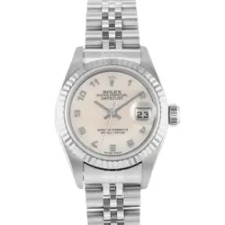 ROLEX LADY-DATEJUST, 79174, STEEL & GOLD, MOTHER OF PEARL ARABIC DIAL, JUBILE...