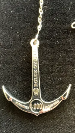 AUTHENTIC ROLEX OYSTER SUBMARINER ANCHOR CHAIN 1000 FT /300 METERS