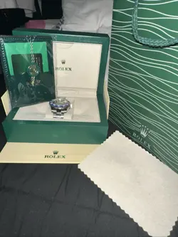 ROLEX BATMAN GMT-MASTER II  116710BLNR SILVER OYSTER BRACELET BOX & CARD