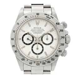 ROLEX DAYTONA E SERIAL SHINY DIAL INVERTED 6 16520 AUTOMATIC SS MEN'S #TS003