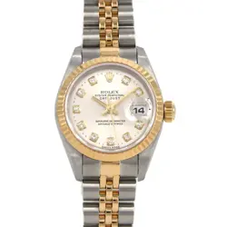 AUTHENTIC ROLEX DATEJUST 69173G SSXYG AUTOMATIC #U  #260-005-978-7310