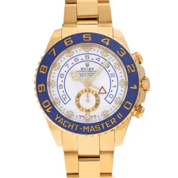 ROLEX YACHT MASTER 116688 RANDOM SERIAL WHITE/BLANC MENS WATCHES MECHANICAL ...