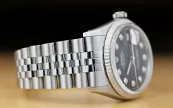 ROLEX DATEJUST 41MM BLACK DIAMOND DIAL - JUBILEE BRACELET 126334