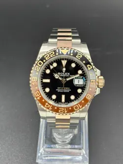 ROLEX GMT-MASTER II 126711CHNR 18K EVEROSE & SS WATCH