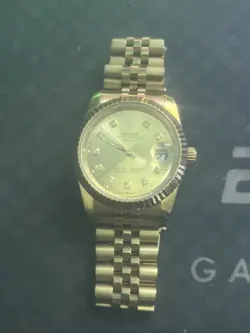 ROLEX DATEJUST 116238 GOLD JUBILEE BRACELET WITH GOLD BEZEL 2 PEICES PUSH OUT