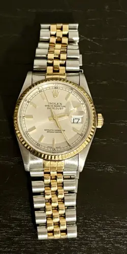 ROLEX DATEJUST TWO TONE 18K MEN'S WATCH