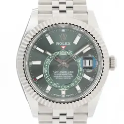 ROLEX SKY DWELLER 336934 MINT GREEN WARRANTY 2023