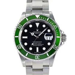 USED ROLEX SUBMARINER DATE 16610LV BLACK CASE: 40.0MM MEN'S WATCH #101015