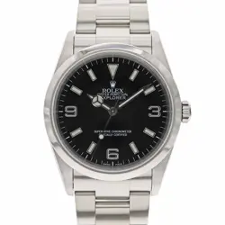 ROLEX 114270 EXPLORER 1 BLACK AUTOMATIC MEN'S #KN295
