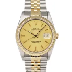 ROLEX 16233 DATEJUST GOLD #KN334