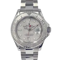 ROLEX 16622 YACHT-MASTER ROLESIUM SILVER MEN'S #KN182