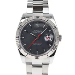 ROLEX 116264 DATEJUST TURN-O-GRAPH BLACK #KN254