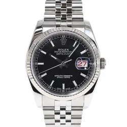 ROLEX 116234 DATEJUST BLACK #KN217