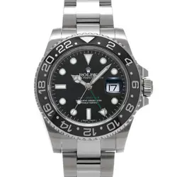 USED ROLEX GMT MASTER II 116710LN BLACK CASE: 40×40MM MEN'S WATCH #102015