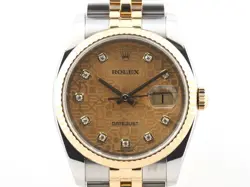 ROLEX DATEJUST 36MM STAINLESS STEEL & 18K YG USED REF.116233G WITH BOX