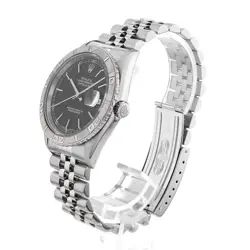 ROLEX DATEJUST THUNDERBIRD 16264 BLACK DIAL STAINLESS STEEL & WHITE GOLD, USED