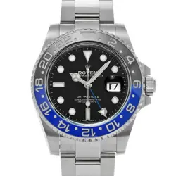 USED ROLEX GMT MASTER II 116710BLNR BLACK CASE: 40×40MM MEN'S WATCH #1011015