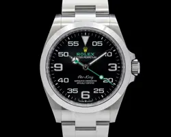 ROLEX AIR KING 126900 SS BLACK DIAL 2024