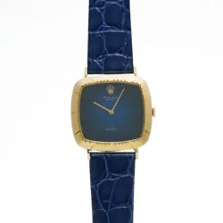 ROLEX CHERINI 4084 40 SERIES (MANUFACTURED AROUND 1975) BLUE MENS WATCHES HA...