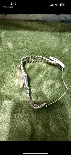 Rolex Oyster Datejust 1501 Silver Jubilee Bracelet with Silver Bezel