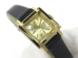 Rolex 1960s Vintage 2189 Precision Silver 15mm Square Case Ladies Hand Wound Wat