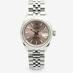 ROLEX DATEJUST 28 PINK DIAL 279174 SALMON DIAL WOMEN'S STEEL WATCH 139988178