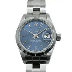ROLEX DATE 69160 BLUE  SILVER #1764