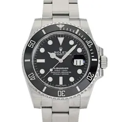 USED ROLEX SUBMARINER DATE 116610LN BLACK CASE: 40.0MM MEN'S WATCH #101015