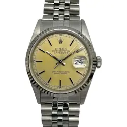 ROLEX DATEJUST 16234 CHAMPAGNE K18WG/SS #922