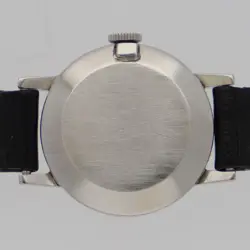 ROLEX 2649 Precision Silver SS/leather MN