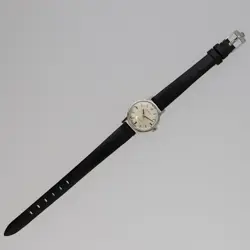 ROLEX 2649 Precision Silver SS/leather MN